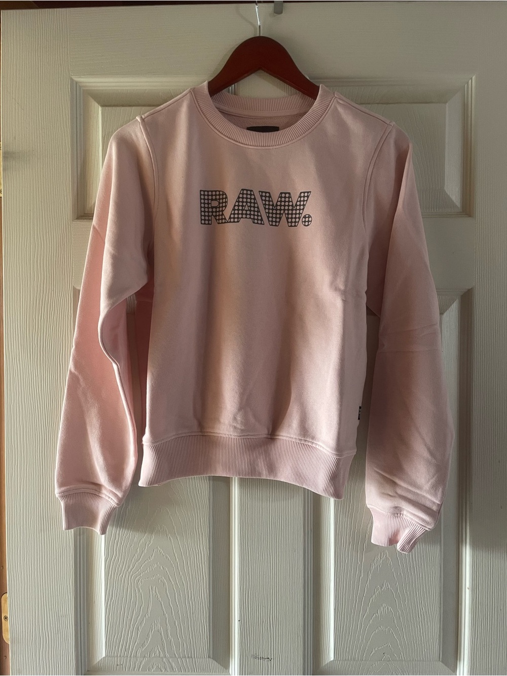 G-Star Pink RAW. Logo Crewneck Sweatshirt